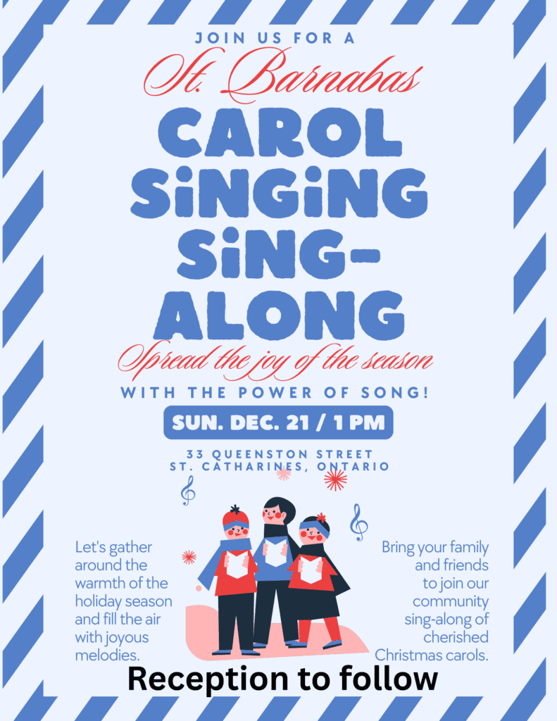 St. Barnabas Carol Singing Sing-Along