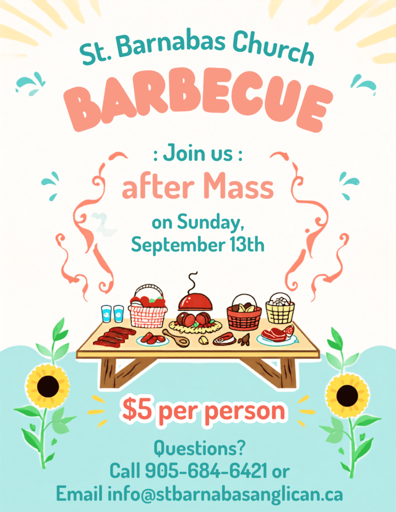 Barbecue after Mass